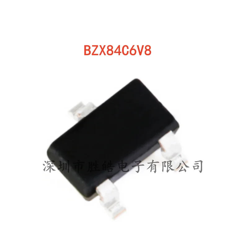 (3000PCS)  NEW  BZX84C6V8   6.8V   Silk Print  Z5   Voltage Regulator Diode   6.8V    BZX84C6V8   Integrated Circuit