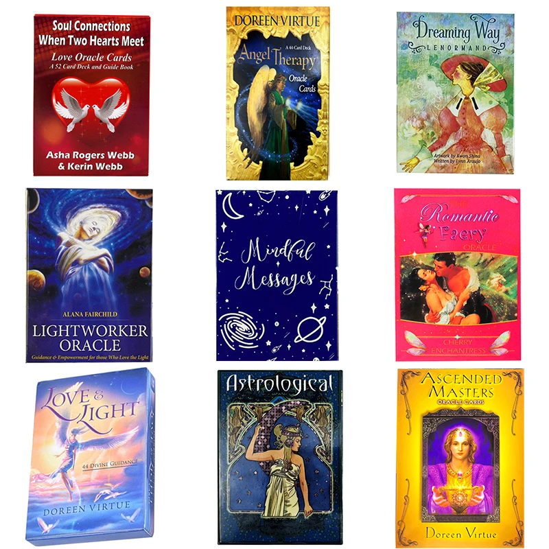 Romantic Faery Oracle Card Tarot Cards Prophecy Divination Deck Party Board Game Card Beginners Cards Fortune Telling Game