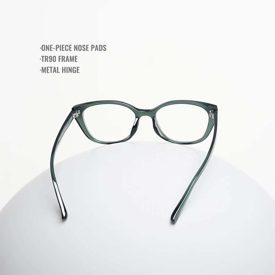 نظارات Toketorism Vintage للنساء مع إطارات النظارات البصرية المضادة للعدسات الزرقاء #5