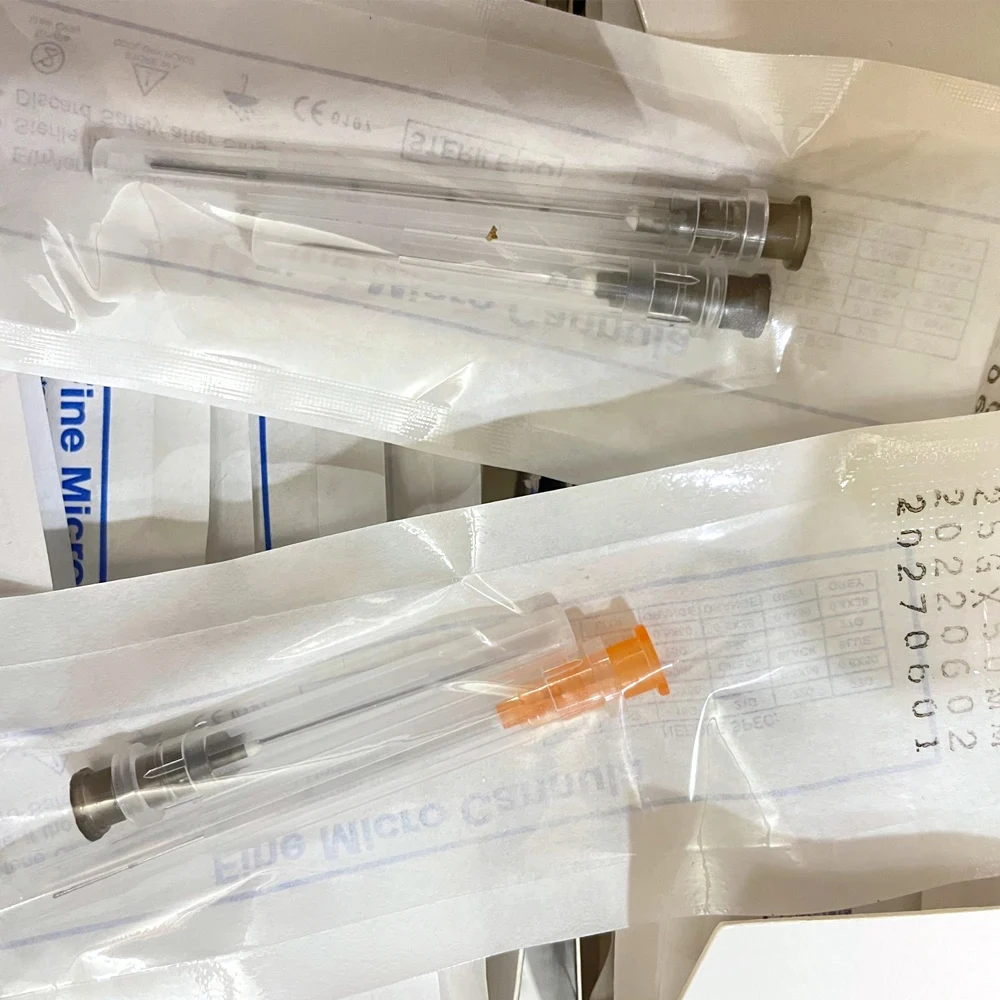 18G 20G 21G 22G 23G 25G 27G 30G 38mm 50mm 70mm  High Quality Micro Cannula Sterility Blunt Cannula Tips For Beauty Parts Tools