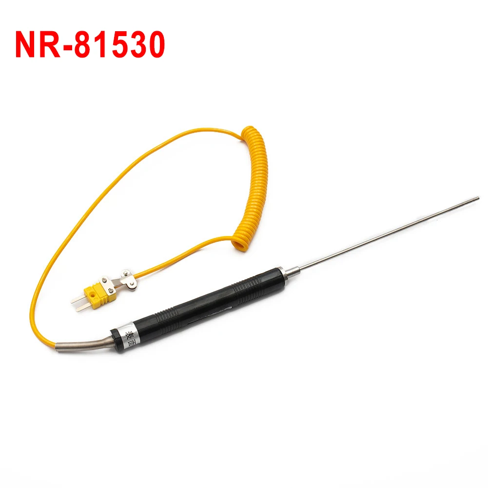 1pc Temperature Sensor For Surface Temperature Probe K-Type Sensor Right Angle Thermocouple -50 To 500℃ New NR-81533B