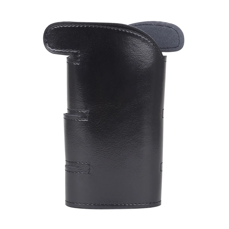 Trumpet Valve Guard PU Leather Protective Sleeve Protector for Trumpet Black