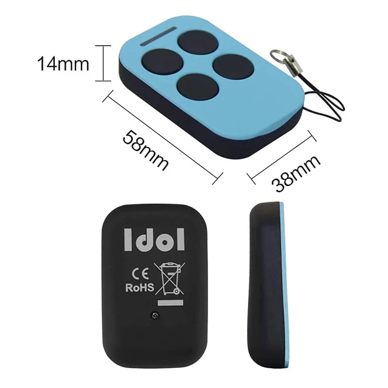 Universal Multifrequency Garage Remote Multi Code Duplicator Face to Face Copy Brand Gate Remote Control From 280-868MHZ