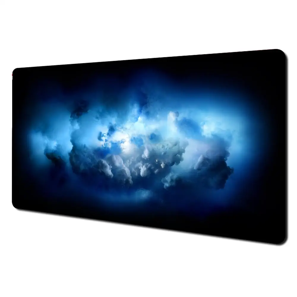 

Blue nebula starry sky Mouse Pad Large Mousepad XXL Gaming Non-slip Computer Laptop Tablet Art Mausepad Mat Mini PC Playmat