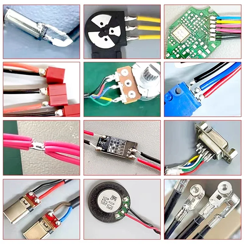 NFumatic Welding Machine Semi-Automatic Foot-Operated Wire Welding Machine Metal Handle Soldering Machine Custom Fixtures
