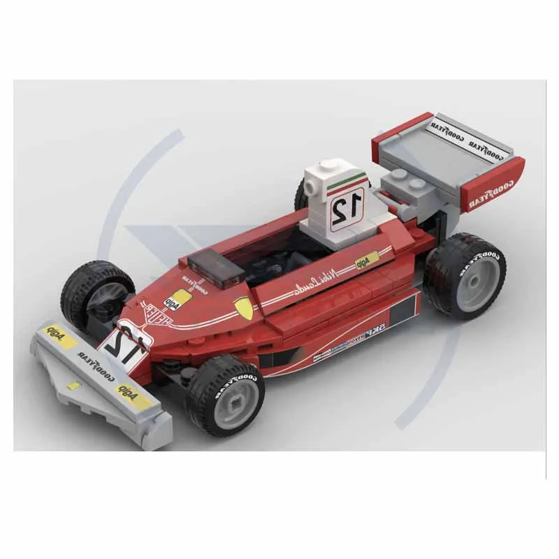 MOC- 192428   Building Block F1 Rally Car 312T Mini Racing Stitching Modello 140PCS Regalo di compleanno per bambini Regalo di giocattoli di Natale