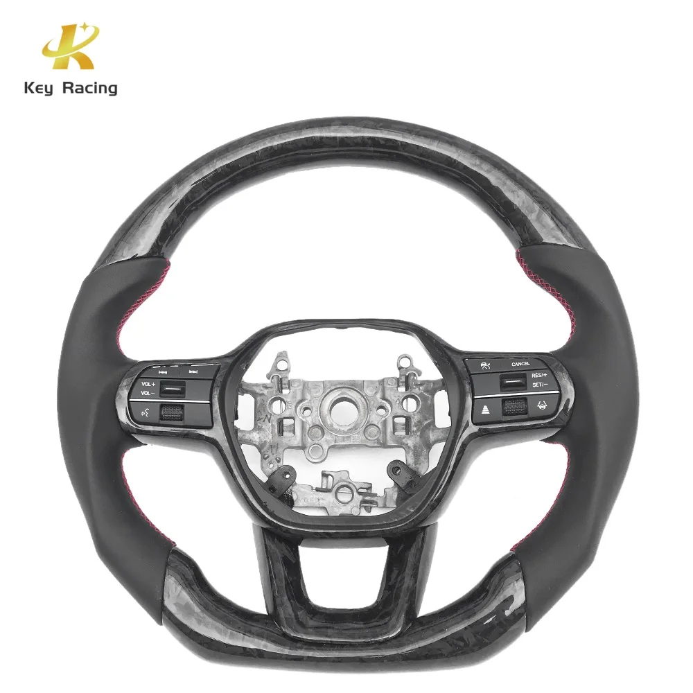 

Для Honda Civic 11-го поколения 2021-2023 индивидуальное рулевое колесо из углеродного волокна