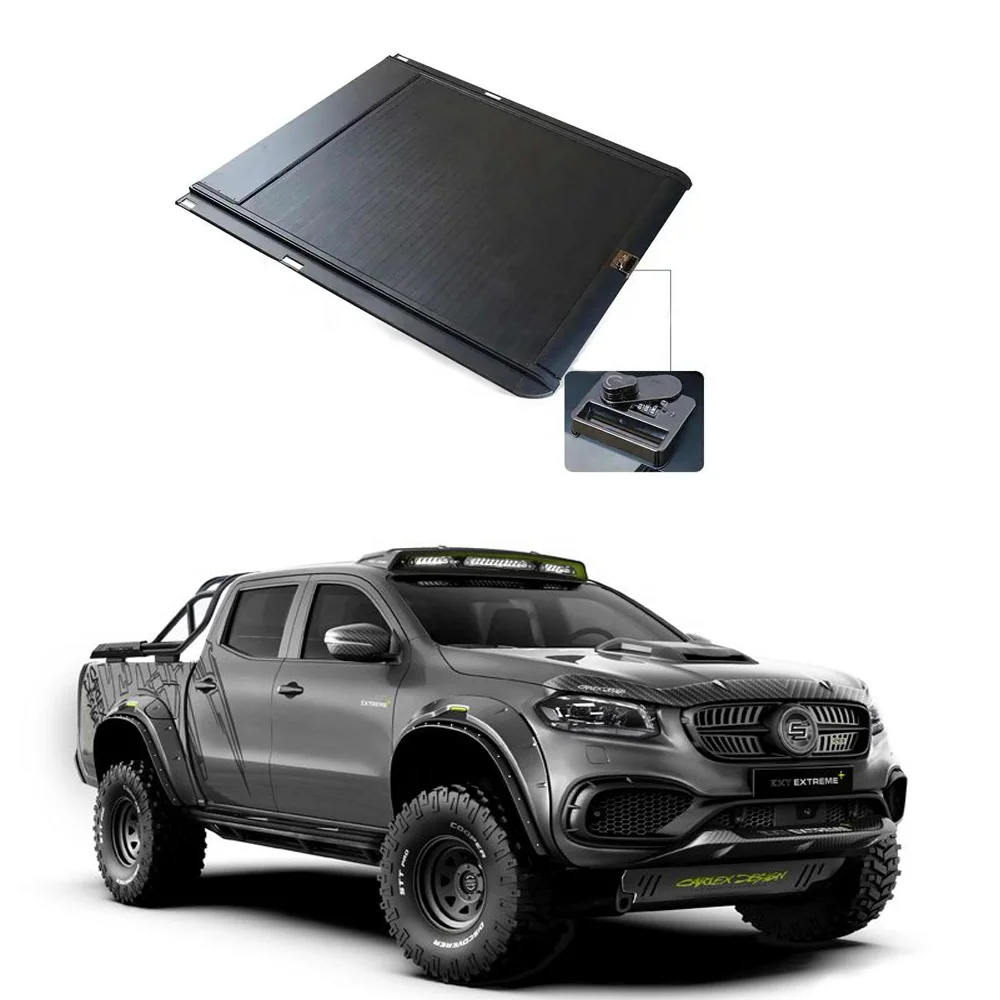 

Wh2022 Password Lock Shutter Cover Pickup Bed Retractable Truck Bed Tonneau Cover for X Class