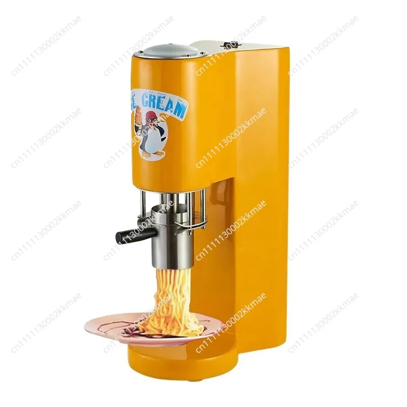 Multiple Shapes Swirl Ice Cream Making Machine Shapes Ice Cream Spaghetti Making Machine Spaghetti Press Ice Cream Machine