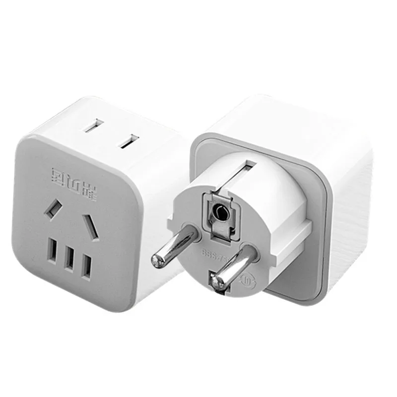 

10pcs EU4.8mm Travel Power Plug Adapter AU US To EU Euro Europe Converter China CN to French Russia Korea Electrical Socket