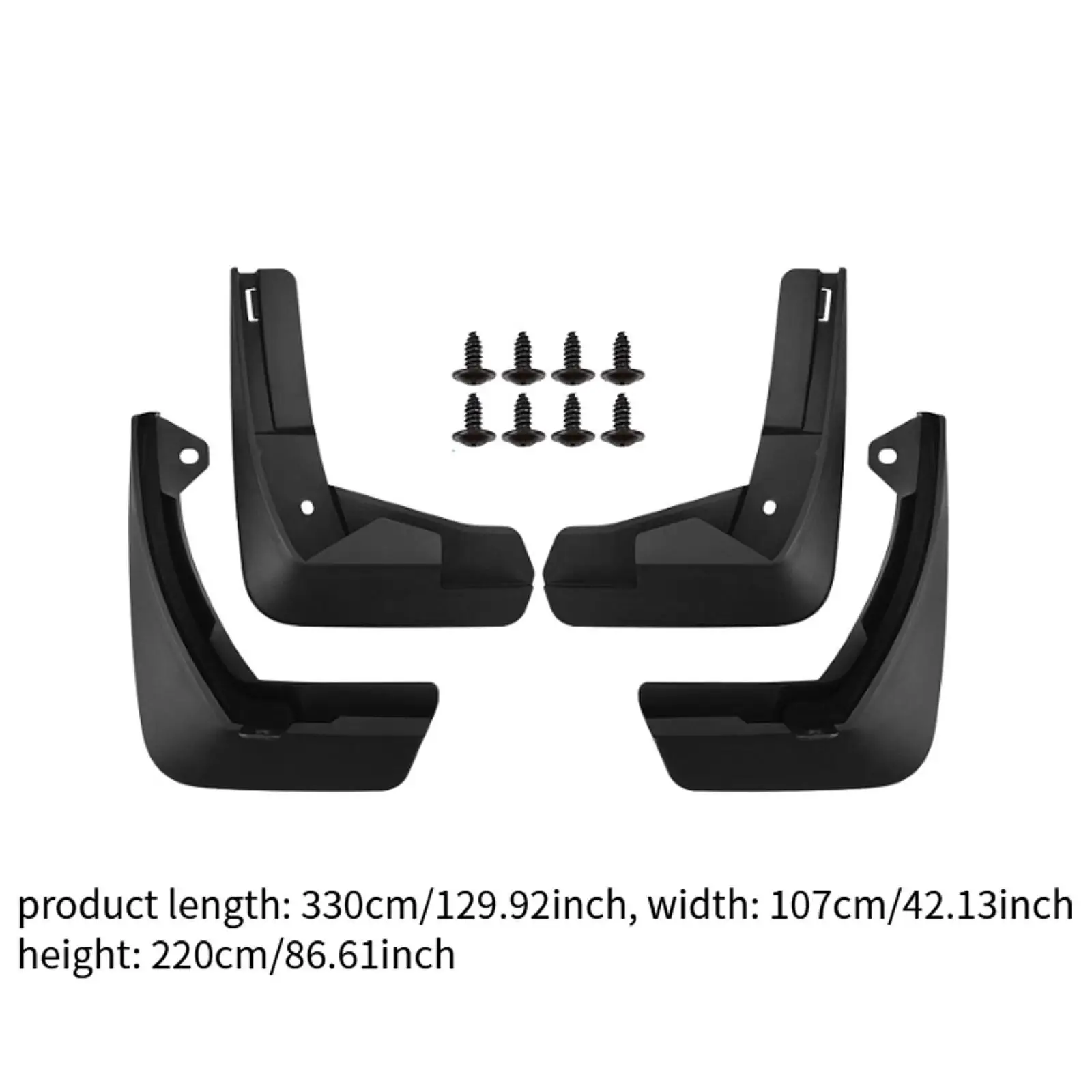 Parafanghi per auto da 4 pezzi Accessori automobilistici Parafanghi per Peugeot 508L