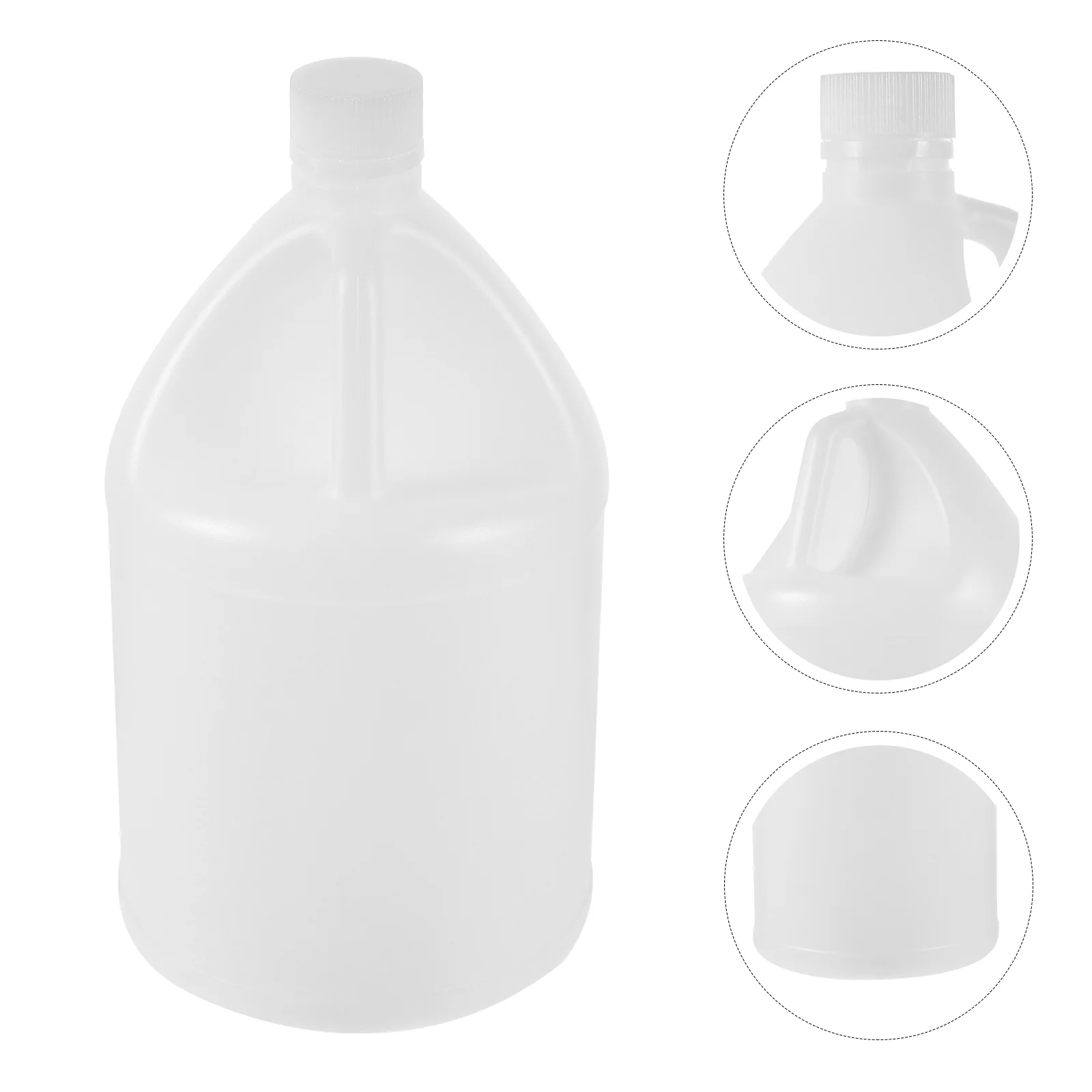 

Plastic Barrel White Bucket With Handle Containers for Food Kettle Portable Liquid Jug Hdpe Empty Bottle Oil Gallon Pitcher Lid