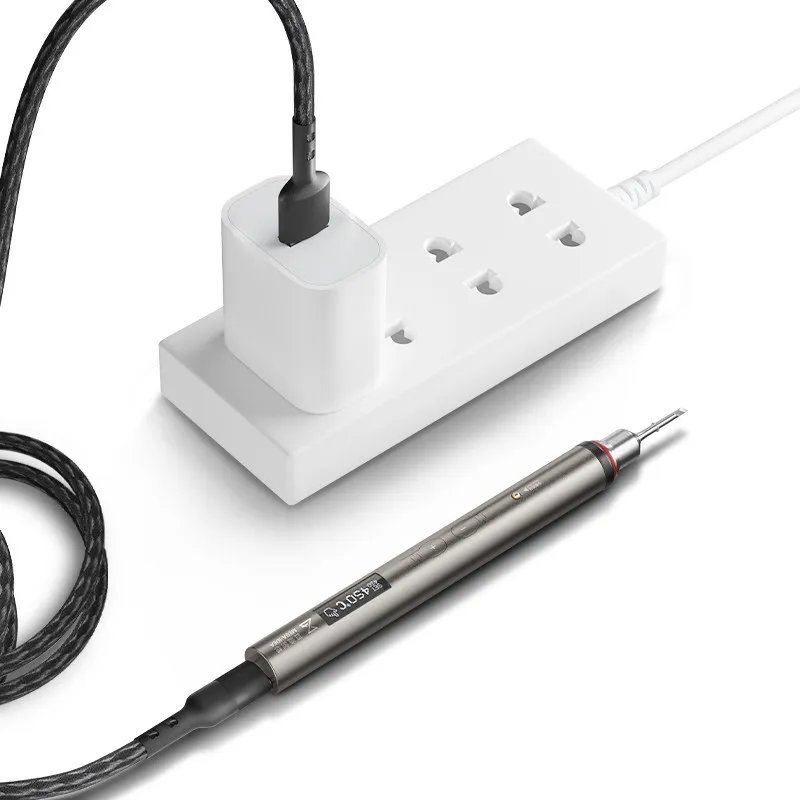 QIANLI Nano lápiz soldador Mini portátil de soldadura de hierro Universal 115 de soldadura de hierro consejos 20W de carga para herramienta de soldadura