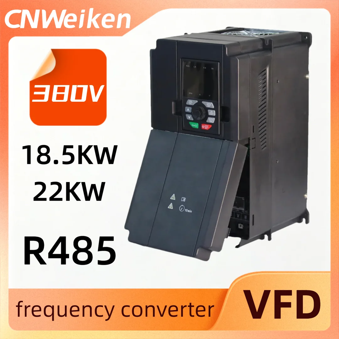 380V 3 Phase VFD Inverter 18.5KW Vector Control Variable Frequency Drive AC Motor Speed Regulator