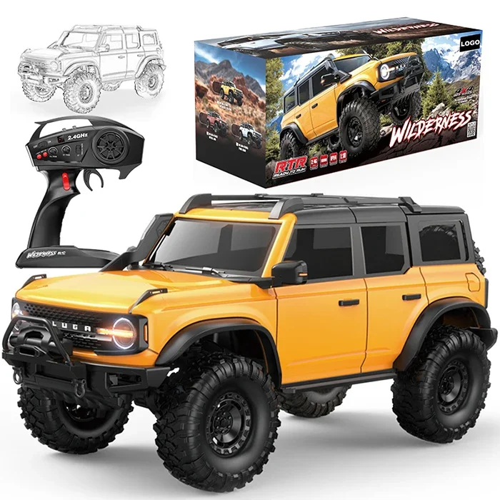 

4Wd 1/10 Rc Truck Climbing Tracker High Speed Car Remote Control Off-Road Vehicle