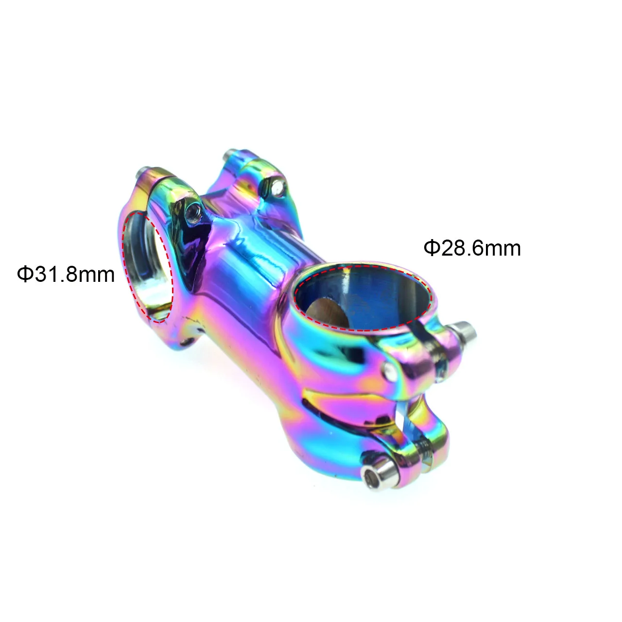 MTB Bike Handlebar Rainbow Set Flat Rise Handlebar 720/780mm Stem 60/80mm Seatpost 27.2/31.6mm Mountain Road Bike Cycling Parts