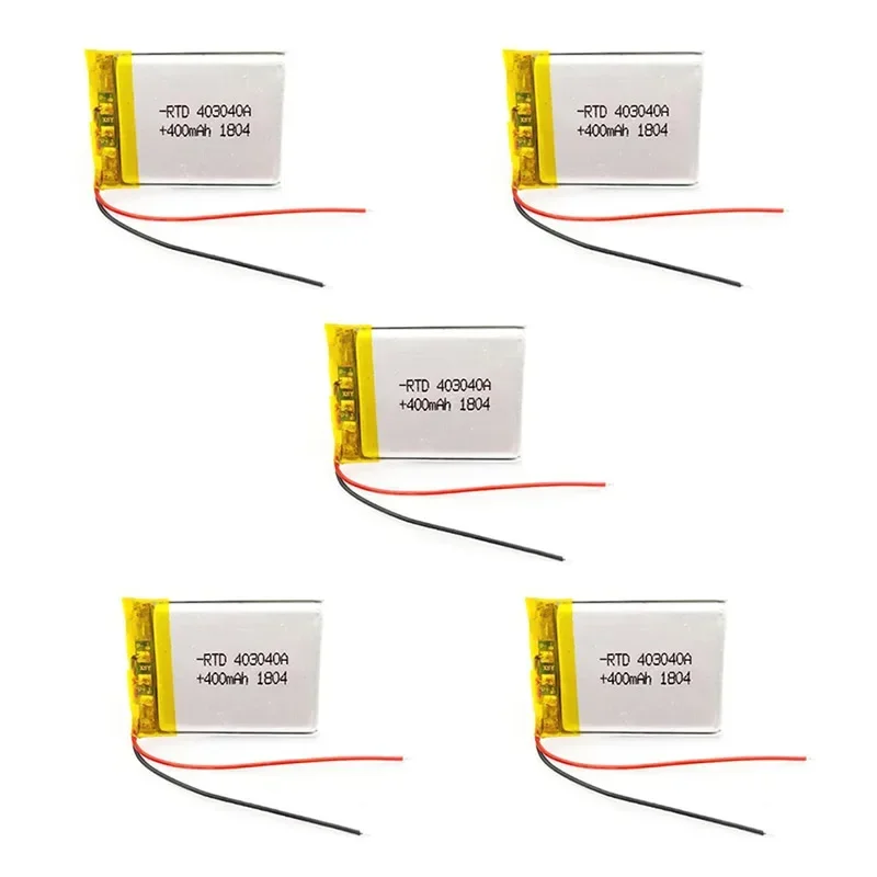 1pc New 3.7V 400mAh 403040 043040 Lipo Polymer Lithium Rechargeable Li-ion Battery Cells For Mp3 Mp4 PAD DVD DIY E-book