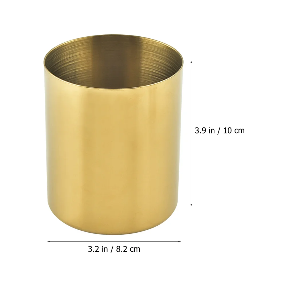 

Pen Holder Makeup Brush Organizer Storage Cup For Bathroom Vanity Desktop Metal Container Multifunctional Holder