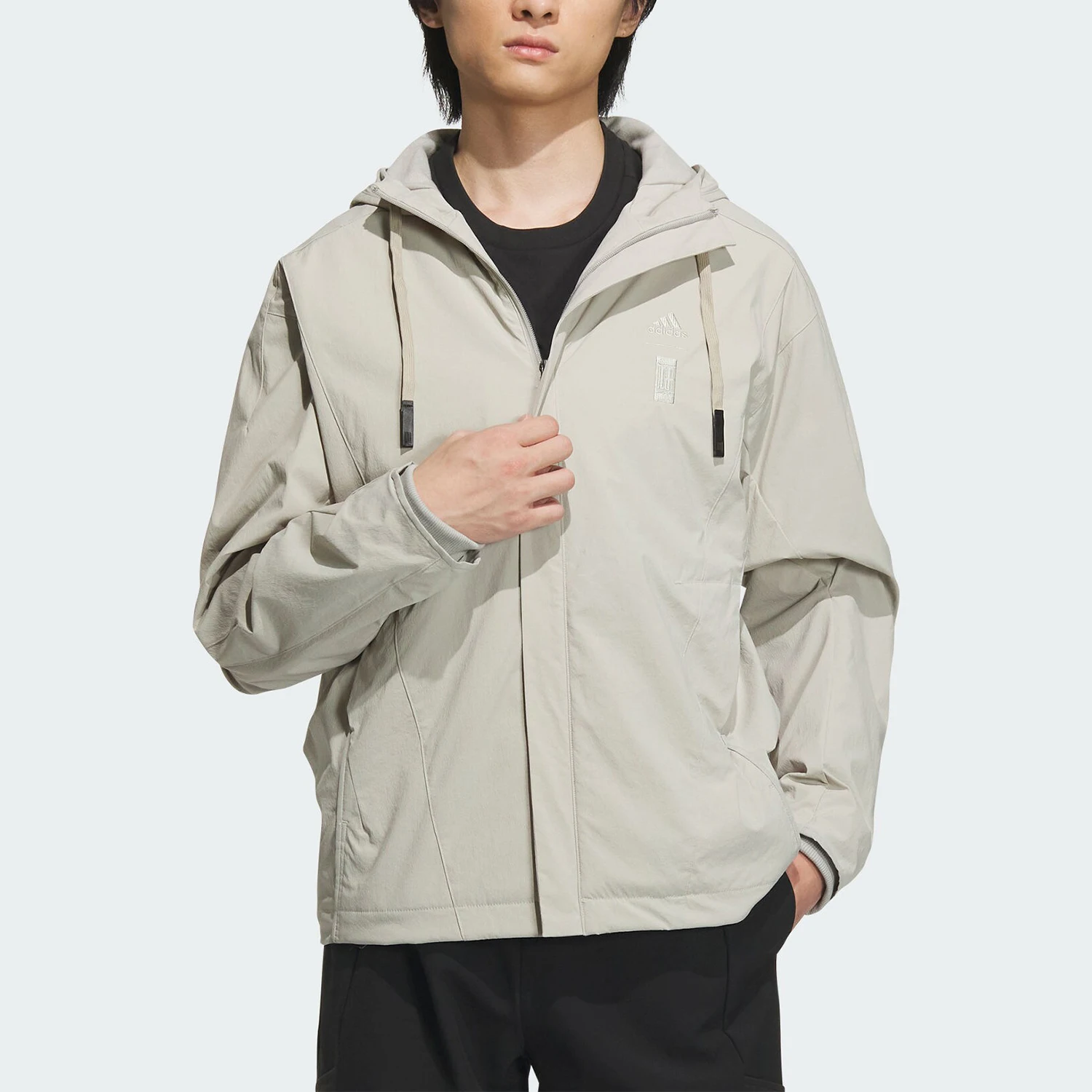 

Adidas genuine New Men's Hooded Casual Sportswear Jacket IX4289