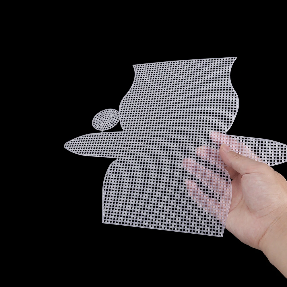 3Pcs Durable White Plastic Mesh Sheets, DIY Handmade Bags and Crafts, Liner Bag Material, Mini Wallet Making,Crochet Accessories view 5