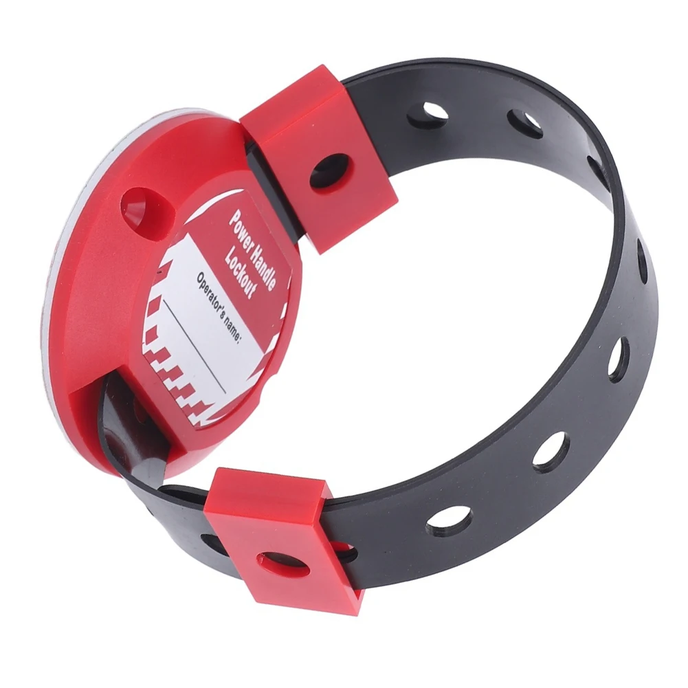 BDD25 Industrial ABS Safety Lock for Electrical Switch For Shutdown Maintenance with Strap and Pre Drilled Installation