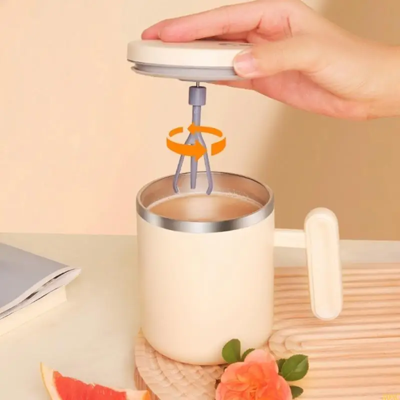 A0NC自動攪拌コーヒーマグ電気ミキシングマグステンレス鋼コーヒーマグ