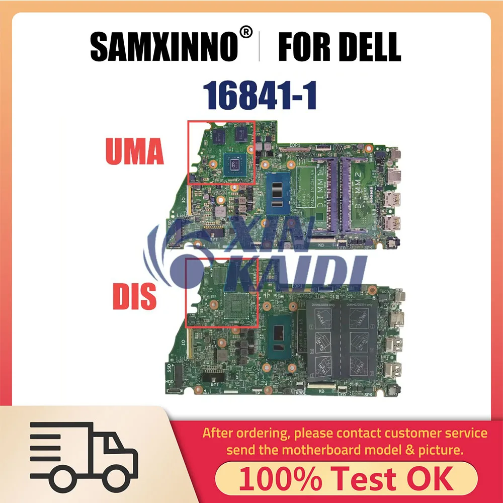 

Laptop Motherboard For DELL 7570 7573 16841-1 i5-8250U i7-8550U 940MX 2G 0471TW 0WWYYN 0XW62N Notebook Mainboard Full Tested