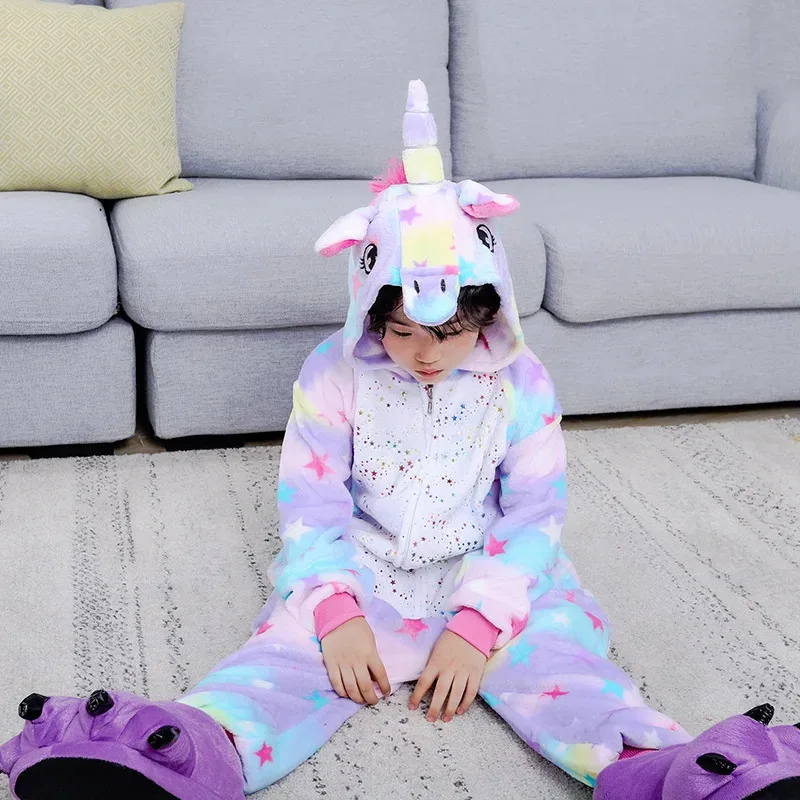 جديد أزياء أنيمي التأثيرية للنساء والرجال بذلة للبالغين بيجامات بقلنسوة للأطفال Kigurumi كارتونية لعيد الميلاد والهالوين