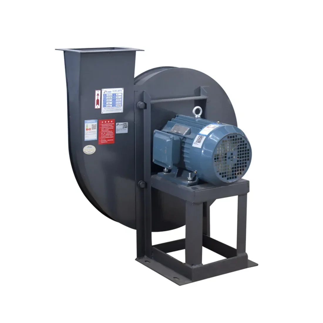 

9-19 High Pressure Centrifugal Induced Draft Fan Dust Removal Material Conveying Blower 380V Industrial Strong Ventilation