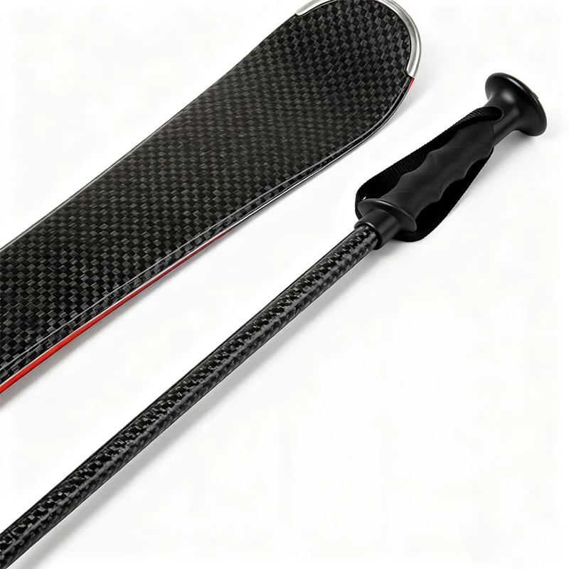 High Impact Carbon Fiber Ski Pole and Sled Board for Winter Snow Sports Gear (77 Characters)