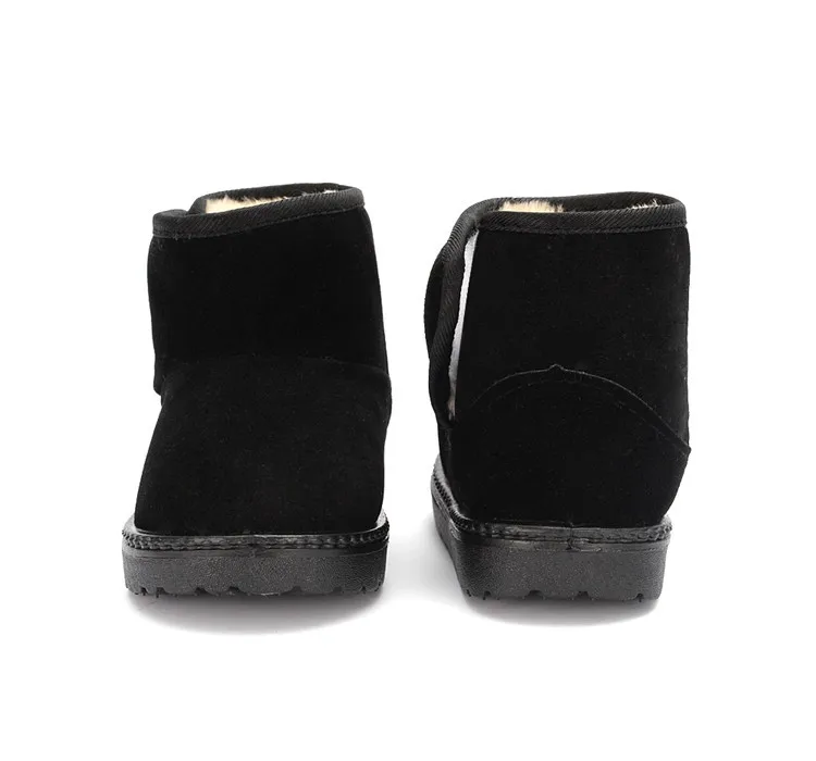Neue Winterstiefel für Jungen und Mädchen mit Gummisohle, rutschfeste, weiche Sohle, warme, kurze Stiefel, Baumwollschuhe für Babys und Kinder, geeignet für den Außenbereich und den Alltag. – Detail 7