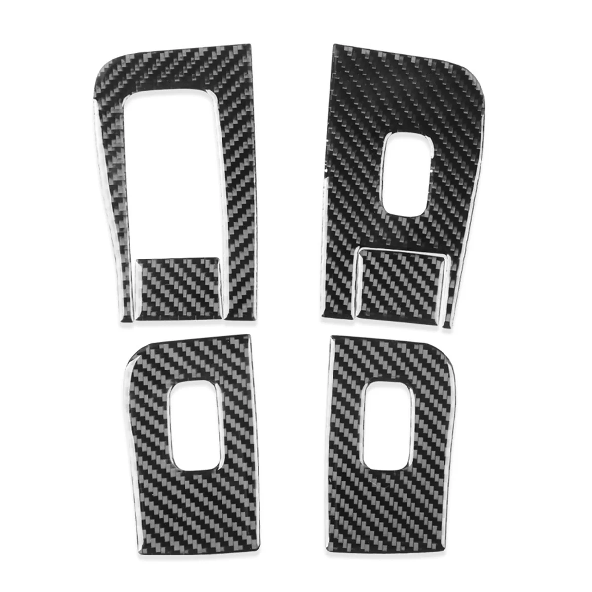 Soft Carbon Fiber for Tesla Model 3 Highland 2024 Car Window Lifter Switch Cover Trim Sticker Interior Accessories LHD