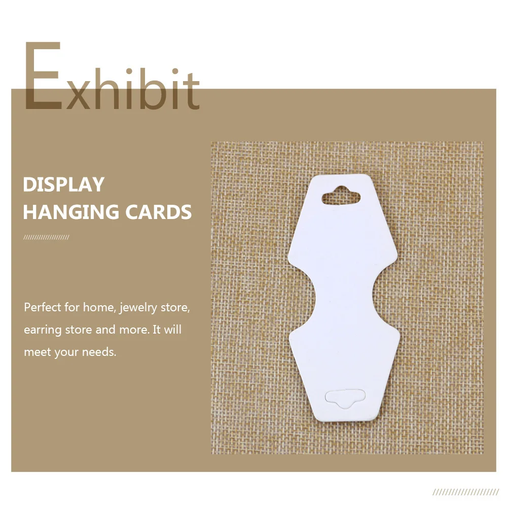 

Бумажные бирки для карточек для демонстрации ювелирных изделий, серьги, ожерелье, держатель для карт, пустая упаковка «сделай сам», демонстрационные карты