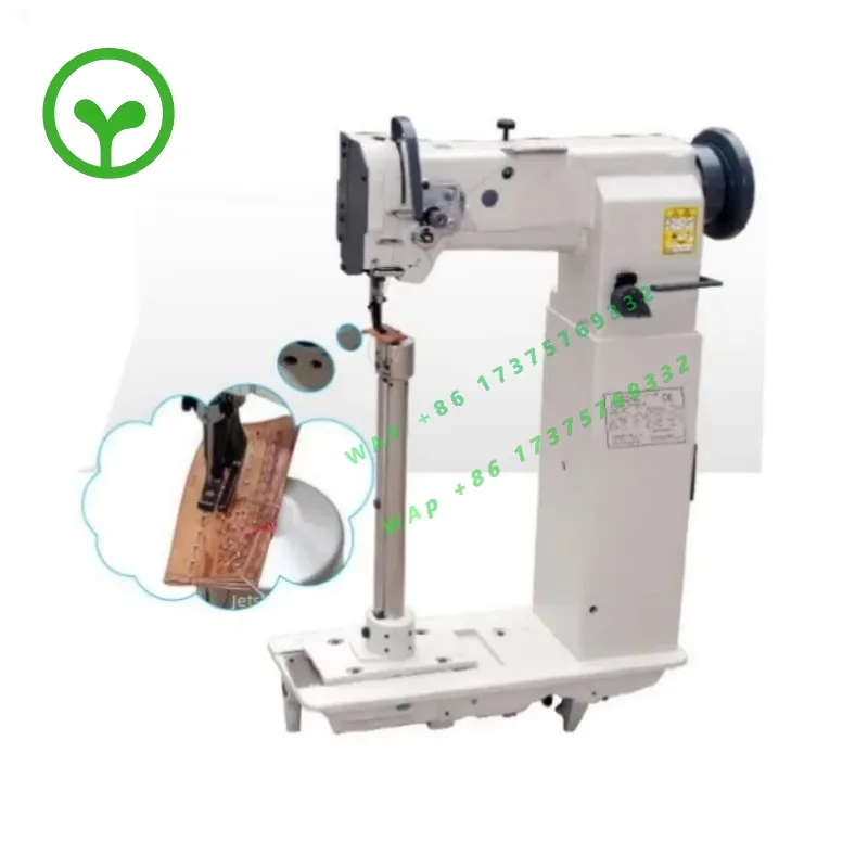 Semi-Automatic MC 8365 High Post Bed Sewing Machine Single   Unison Feed for Industrial for Leather Cloth Motor Included
