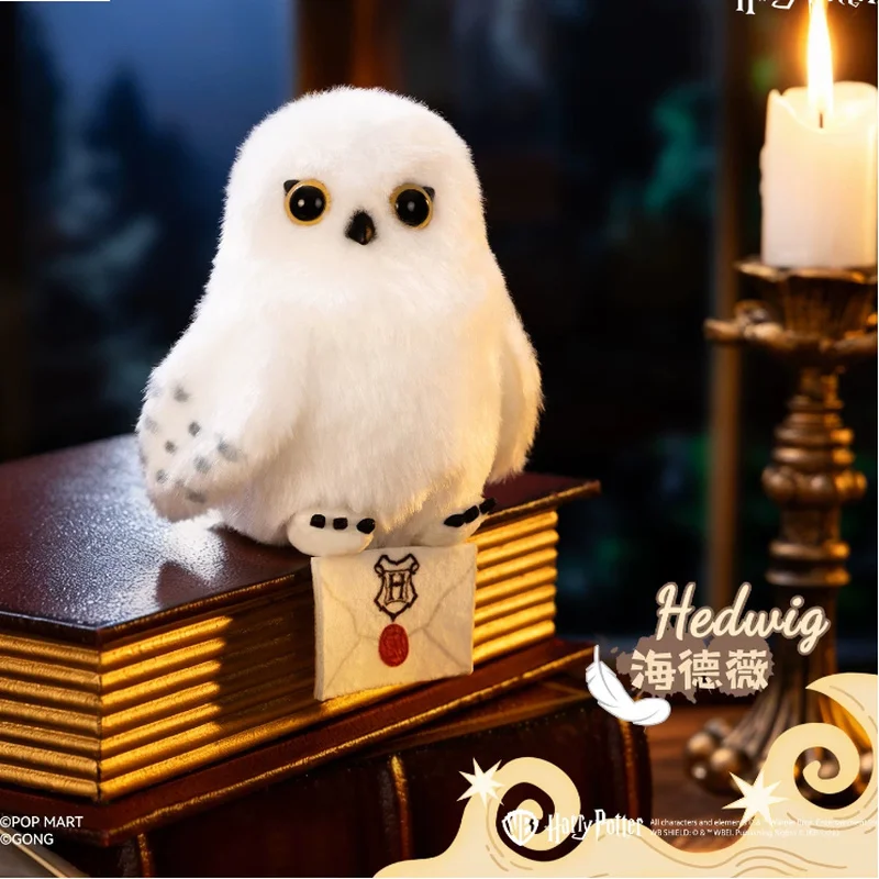 New Original Gong Harry Potter Owl Plush Pendant Blind Box Hedwig Vinyl Plush Pendant Collectible Bag Decoration Holiday Gifts view 2