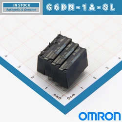 OMRON Single Relay G6DN-1A-SL-5VDC 12VDC 24VDC New Original Authentic Japan DC12V 24V 5V 5A 44PIN P6D-04P for Electronics Market