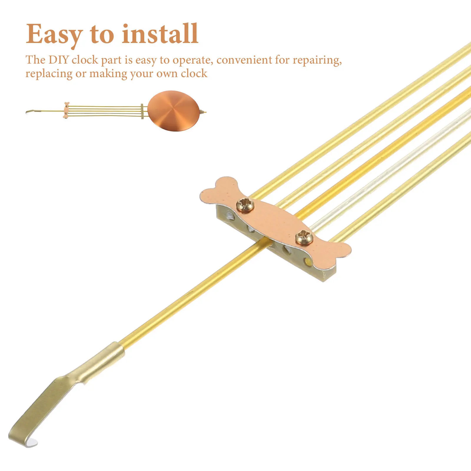 

DIY Clock Pendulum Replacement Metal Wall Clock Part for Repairing Or Crafting Unique Timepiece Decor Pendulum