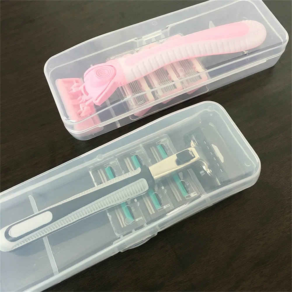 Full Transparent Case Durable Portable High-quality Plastic Travel Product Storage Box Non-toxic Tasteless Home Handle Box