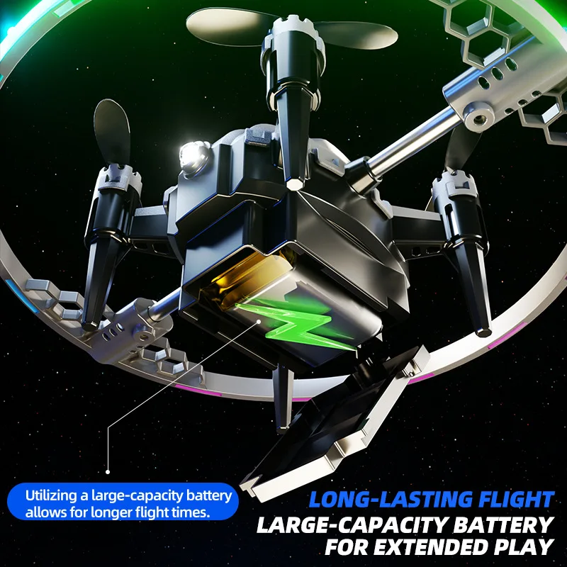 لعبة هوائية دوارة بحلقة نجمة ساحرة جديدة من Jjrc مع عودة ذكية إلى الضغط الإيجابي والتحكم في الارتفاع العالي