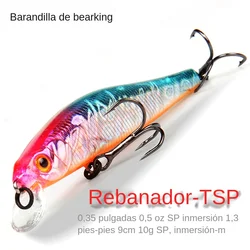 BEARKING-señuelos cebo artificial equipo de pesca, 9cm 10 g, sistema de peso magnético