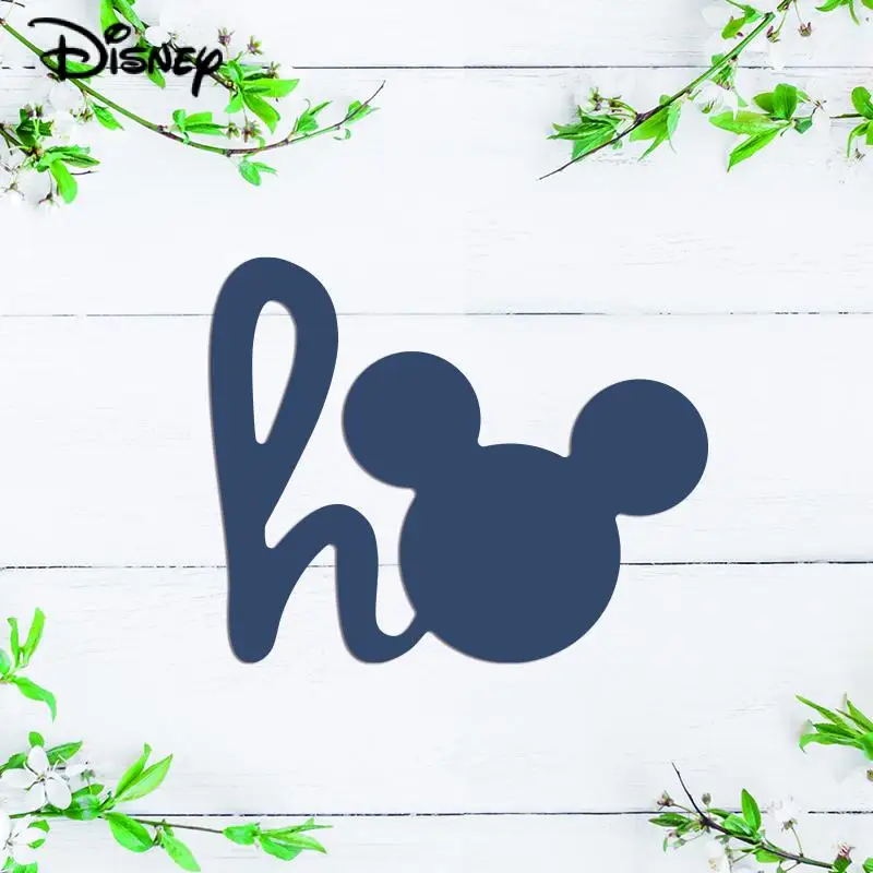 Mickey Mouse Ho Ho Letter Metal Cutting Dies Stencil Mold Disney Cartoon Ho Frame Scrapbook Album Paper Card Craft Embossing Die