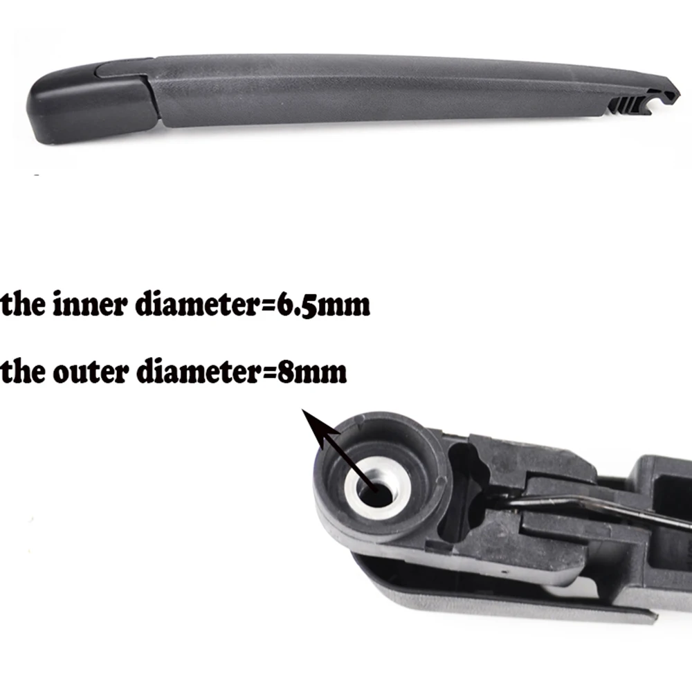 Misima Windscreen Wiper Blade Arm Set For Toyota Land Cruiser Prado J120 Rear Window 2002 2003 2004 2005 2006 2007 2008 2009