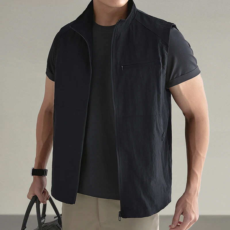 

Spring Autumn New For Men's Outdoor Vest Casual Breathable Fishing Vest Quick Drying Tooling Vest Vest Sports Jacket Nylon Vest