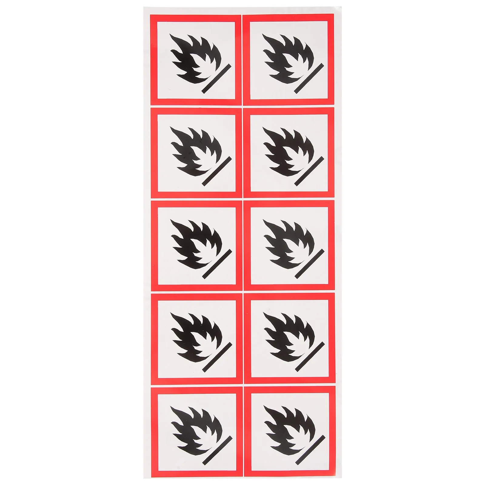 

1 Sheet Liquid Warning Sticker Professional Grade PVC Self-Adhesive Safety Sign for Hazardous Material Handling
