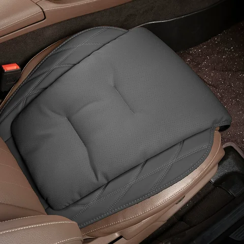 Дышащая Кожаная Подушка Для Автомобильного Сиденья С Эффектом Памяти, Удлиненная Подставка Для Ног