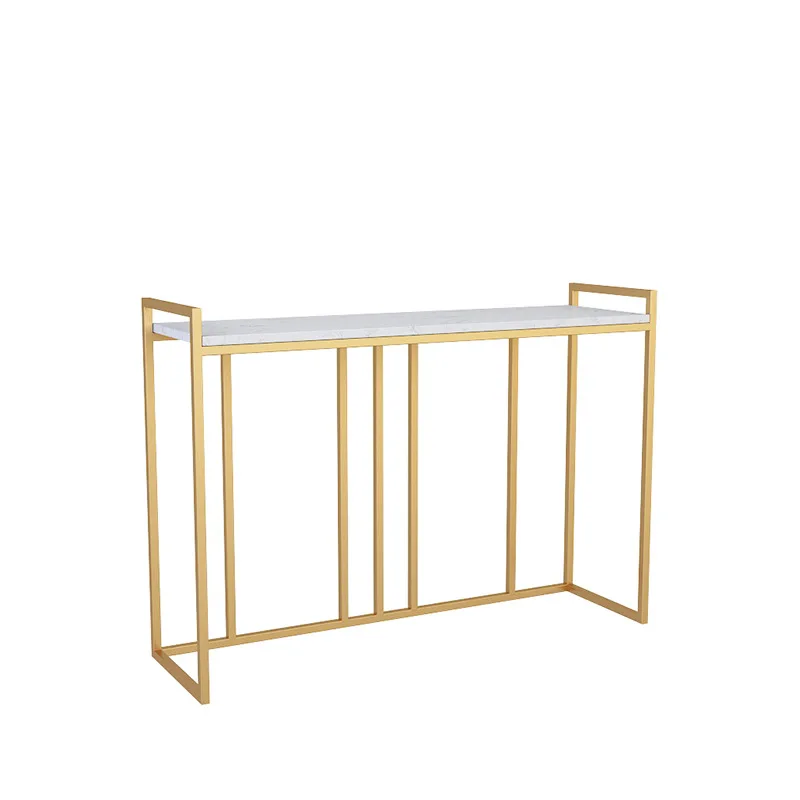 

Marble simple living room against the wall Entrance table hotel corridor rectangular strip Entrance table