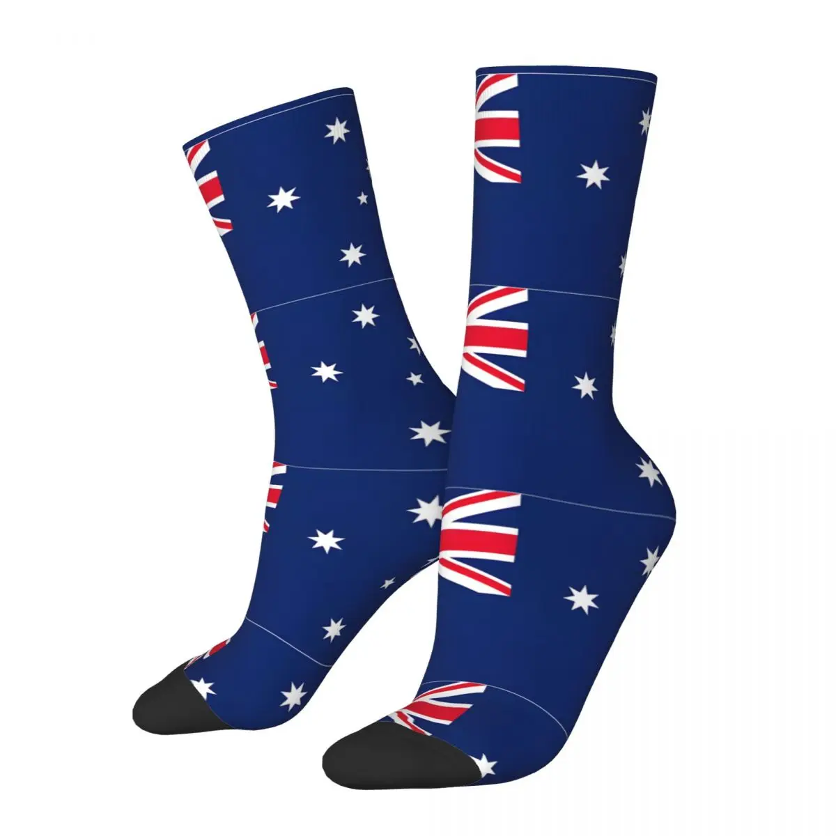 Official Flag Of Australia Kawaii Socks Shopping Cartoon Pattern Socks