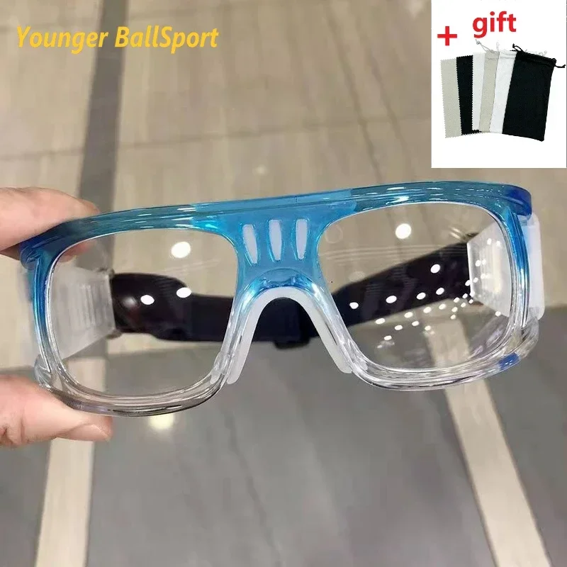 2024 Myopia Basketball Glasses Sport Eyewear Football Gradient Anti-Collision Glasses Removable Training Goggles Cycling Glasses