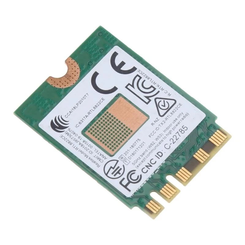 Половина Mini PCI-E-сетевая карта 2.4 1200M WLAN WIFI CARD RTL8822CE 802.11AC