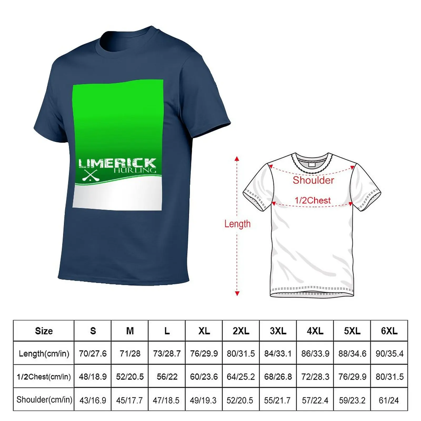 ليمريك هيرلينج أيرلندا تي شيرت رجل تي شيرت قطن تي شيرت مصمم أنيمي التي شيرت تي شيرت